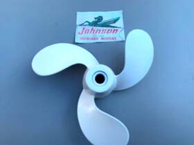 0277595 Johnson Evinrude Omc 277595 Propeller 9 X 8 Prop 10hp Qd10 To 18 1950s Nice