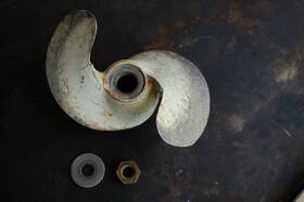 Jw23a Johnson 1968 Evinrude 3hp Prop 6 1/8 1/4