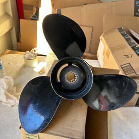 Js-022802a Jsprop Boat Propeller 12 1/4x15 Aluminum Prop Fit Brp Johnson Evinrude 40-75 Hp 13tooth