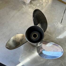 Js-022807a Jsprop 13.5 X 20p Raker 15 Spline Stainless Steel Propeller Fit Yamaha And Omc 70-90hp