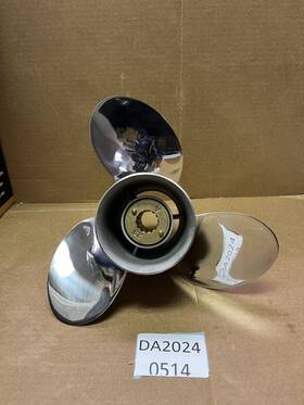 Js-051008a Jsprop 10 1/4 X 15 Boat Steel Propeller For Mercury 25-70 Hp Engine Spline Tooth