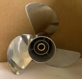 Js-091403a Jsprop 13 1/2 X 15 Stainless Steel Propeller For Yamaha Engines 50-130hp Spline Rh