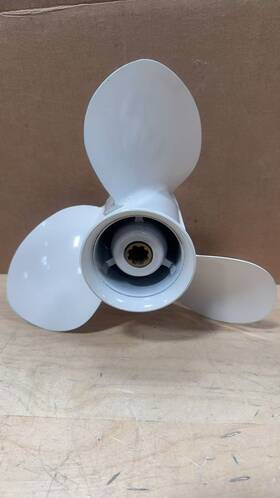 Js-25072803a Jsprop Outboard Propeller 9 1/4x11-j For Yamaha 2/4-stroke 9.9hp 15hp 20hp 8 Tooth Rh