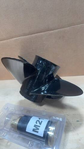 Js-25072808a Jsprop 4blades 13 1/2 X 15p Aluminum Boat Propeller For Mercury Engines 40-140hp Rh