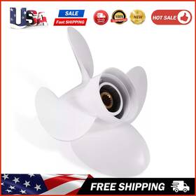 Js-25111208a Jsprop Used 13 X 17p Aluminum Outboard Moto Boat Propeller Fit Yamaha Engines 60-115hp