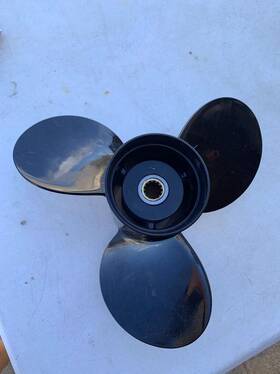 Jsprop-0318a03 Jsprop 13 1/2 X 15 Aluminum Boat Outboard Propeller Fit Evinrude 40-140hp Tooth Rh