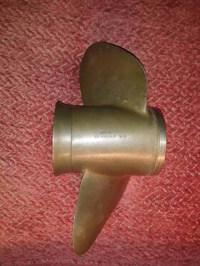 48-29656a Kiekhaefer/mercury 1-19 2- Blade Bronze Propeller