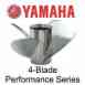 Mar-gyt4b-v6-18 4 Propeller 13 Performance Stainless 18 Oem 3 Yamaha Blade