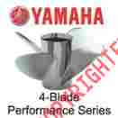 Mar-gyt4b-v6-20 Yamaha Oem Stainless Performance 4 Blade Propeller 13 3 X 20