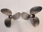 Mar-trp13-19-rr Mar-trp14-19-fr Yamaha 150 Trp Stainless Steel Props 19 Pitch Outboard S Dual Twin Propellers