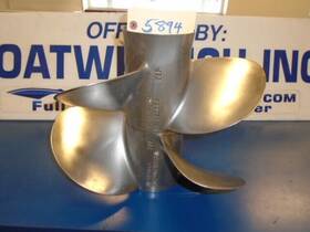 48-823664-48-823663 Mercruiser Bravo 3 S/s Prop Set 22 Pitch Used