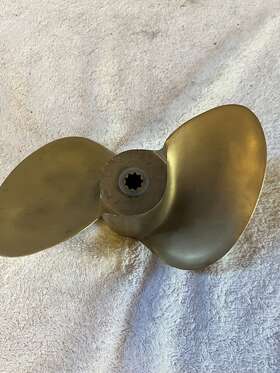 Mercury 15-20-25-30 Bronze Quick Silver Propeller For Mark 9 Inch Dia X 11 Pitch