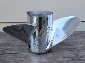 16548a40 Mercury Demo-mercury Quicksilver Laser Ii Stainless Steel 3 Blade 48 16548 A40 23p Bb6