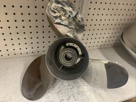 18324145r24 Mercury Stiletto 14 X 24p Right And Left Hand Dual Engstainless Steel Propeller