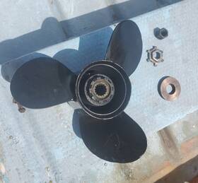 2038p18 Mercury Propeller Used Quicksilver Vg Prop