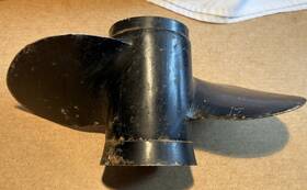 32180-11 Mercury Vintage 2 Blade Aluminum Boat Propeller - 48 Black