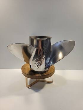 43-16548-23-23pitch Mercury 43-16548-23 Marine Laser 2 Ii Prop Propeller Quicksilver R/hand