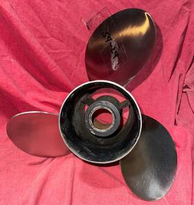 48-16321-23 Mercury Vengeance 13 1/2 X 23 Left Hand Stainless Steel Prop 59-24