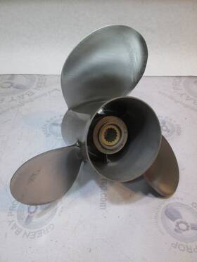 48-16321a4 Mercury Quicksilver Stainless Prop 13 1/2 Inch X 23p V6 And V8 15 Spline Lh