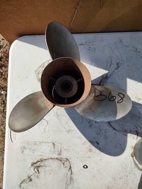 48-18280a48 Mercury Mirage Quicksilver Propeller 27 Pitch Rh Prop B68