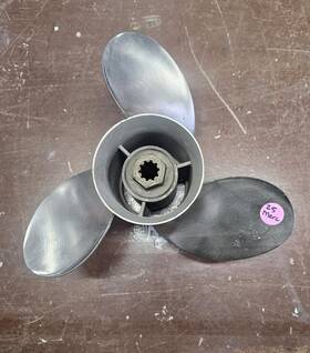 48-19644-13 Mercury Quick Silver Stainless Prop 25 Hp