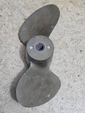 48-28269-15 Mercury Quicksilver Two Blade Brass Boat Propeller Prop 12 Spline