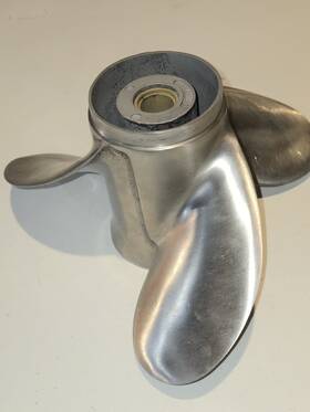 48-43588a Mercury Quicksilver Stainless Boat Motor Propeller 5