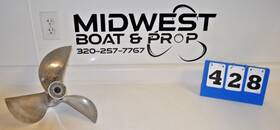 48-66109-26p Mercury Chopper / Cleaver Style Left Hand Stainless Steel Propeller