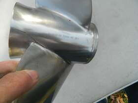 48-72500a5-21 Mercury 21 Pitch Stainless Rh Propeller 14 Inch -1/4 X