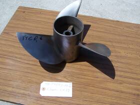 48-74597-19p Mercury Ss. Cleaver Prop 19 P. X 14.5 48-74597-19 C/r Rotation Good Usable