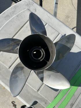 48-815762 Mercury 48-815682 High Five 5 Blade 13.25x23p 23 Pitch Stainless Steel Prop