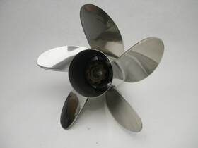 48-815746a40 Mercury 815746a40 High Five Blade Stainless Prop 24 Pitch 40-140hp 4.25 Inch Gearcase 15 Spl