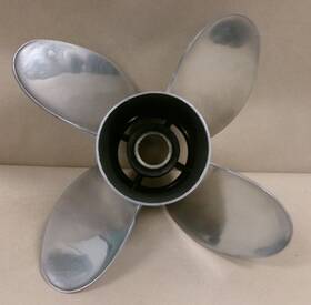 48-825912a45-25p Mercury Used Trophy N/a X 25 Stainless 4-blade Propeller Part #