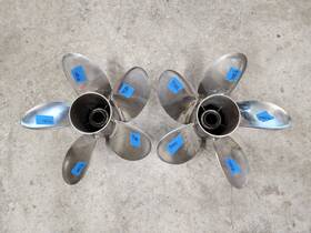 48-889964-26 Mercury Pair Of 5 Blade 15 5/8 Inch X 26p Maximus Ss Props Flo Torq P9581 P9582