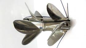 48-889974-24 Mercury One Pair Maximus 5 Blade S.s. Propellers - 15.5 Inch X 24p Left And Right