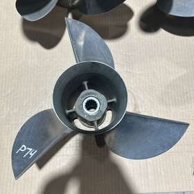 48-89806a4 Mercury Propeller 14.25 X 25p Right Stainless Steel 186