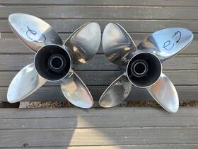 48-8m0071091 Mercury 48-8m0064470/48-8m0071091 Used Pair Bravo I Fs Propellers 15.25 X 25 Pitch Rh Lh Props C2