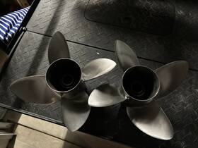 48-8m0151221 Mercury Mercury/ Mercruiser Bravo I One Propeller 15-1/4 X 22 Rh And Lh Ss 4 Blade Pair