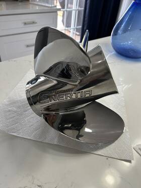 48-8m0151241 Mercury Enertia Boat Propeller 13.8x 20p Rh