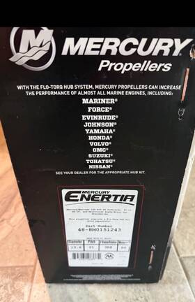 48-8m0151243 Mercury Propeller 21 Enertia