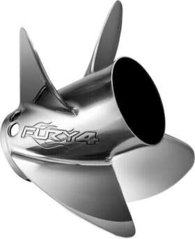 48-8m0151279 Mercury Fury 4 Propeller 4blade Ss 24p Rh
