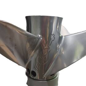 48-8m0151280 Mercury Fury 4 Propeller 4blade Ss 14.5dia 25p Rh Comp Series