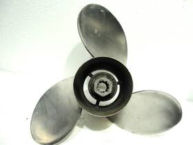 48-90780a4 Mercury 90780 Quicksilver 13 Pitch Boat Propeller 25 30 Hp Outboard Motor 13p S/s Prop