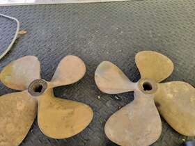 636459 Mercury Brass Propellars Pair