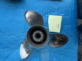 72758 Mercury Quicksilver Prop 48 A4 Stainless 13 X 25 Rh Pressed Hub Nice
