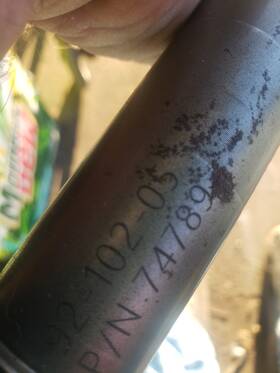 74789 Mercury Prop Shaft