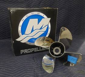 8m0214734 Mercury Oem Ventera Propeller Rh 24 Pitch X 15 Inch Diameter Used Demo