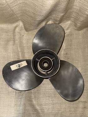 Eh48-18609 Mercury Bravo 2 19 X13p Stainless Steel Left Hand 3 Blade Propeller