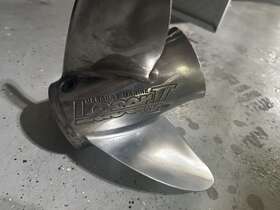 48-816990 Mercury Laser 2 20p 13 1/4 Inch X Ss Propeller Flo Torq 4.25