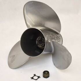 8904856 Mercury Marine Pn Fury Boat Propeller 14 X 23 Pitch Stainless - Used
